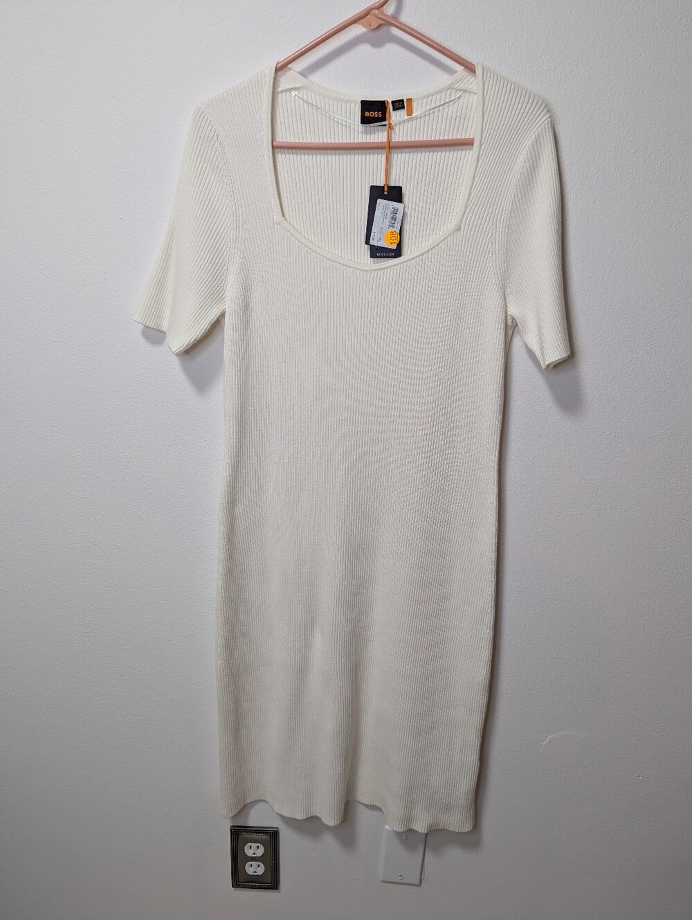 White Boss Fresco Sweater Dress